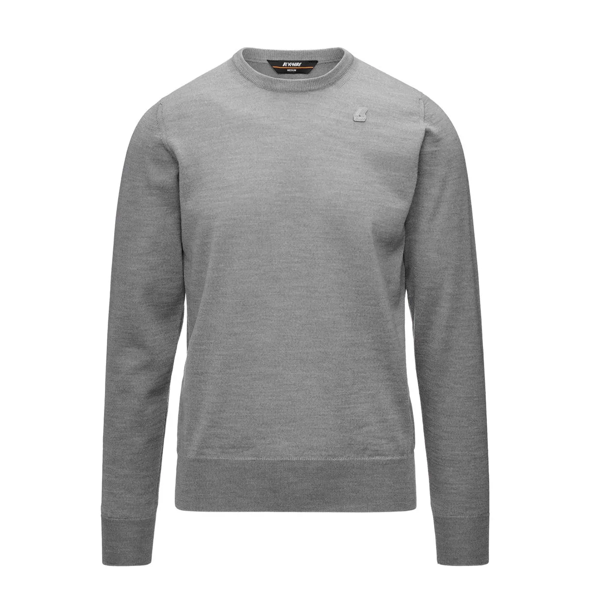 Maglione K-Way Sebastien Merino Grigio Melange