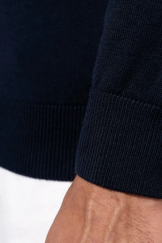 MAGLIONE SCOLLO TONDO MANICA LUNGA DA UOMO