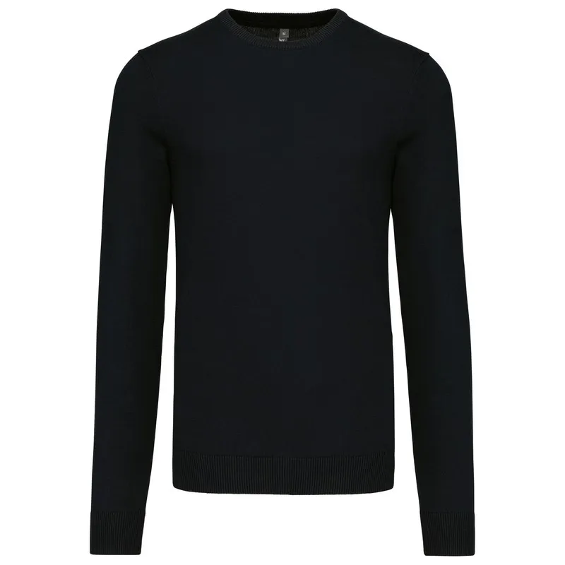 MAGLIONE SCOLLO TONDO MANICA LUNGA DA UOMO