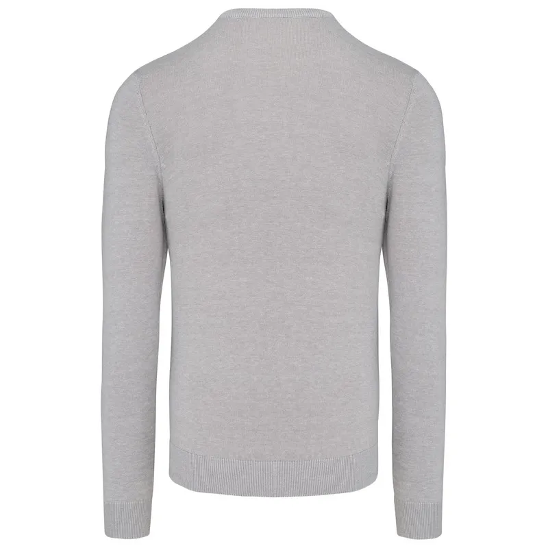 MAGLIONE SCOLLO TONDO MANICA LUNGA DA UOMO