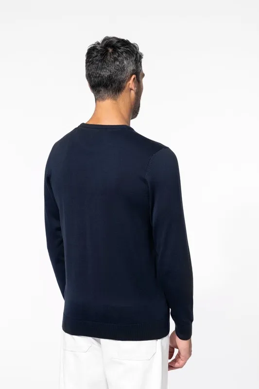 MAGLIONE SCOLLO TONDO MANICA LUNGA DA UOMO