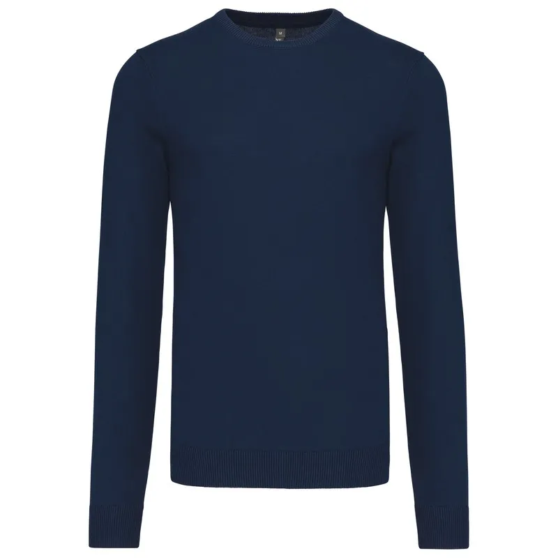 MAGLIONE SCOLLO TONDO MANICA LUNGA DA UOMO