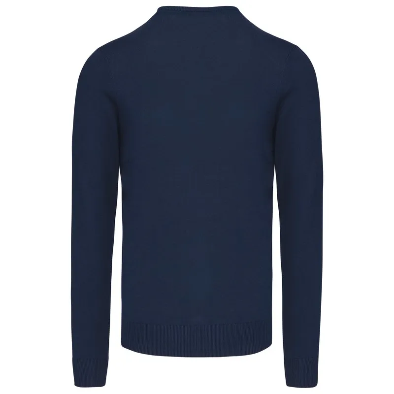 MAGLIONE SCOLLO TONDO MANICA LUNGA DA UOMO