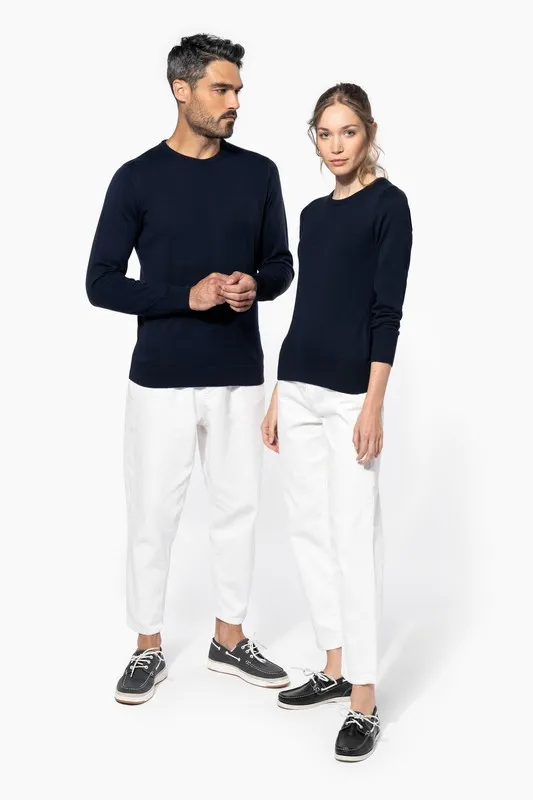 MAGLIONE SCOLLO TONDO MANICA LUNGA DA UOMO