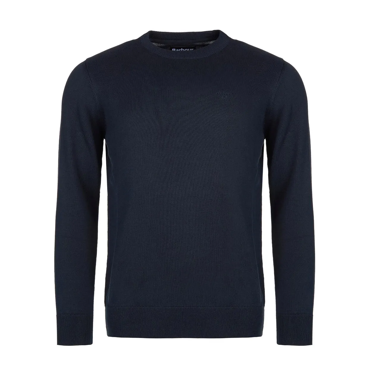 Maglione Uomo Barbour Cotone Pima Blu Navy