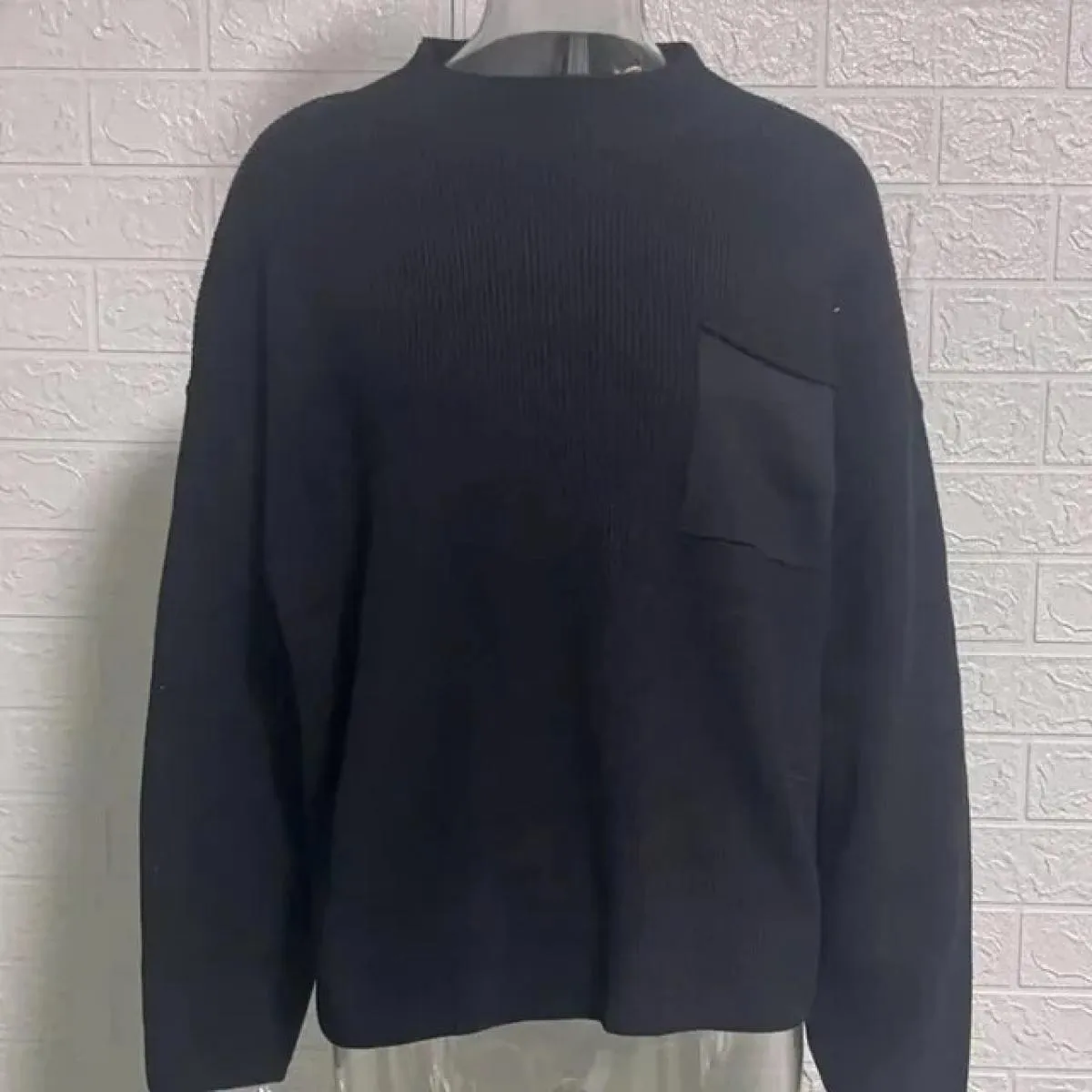 Maglioni da donna Autunno Inverno Nuovo maglione da donna girocollo manica lunga tasca maglieria pullover maglione
