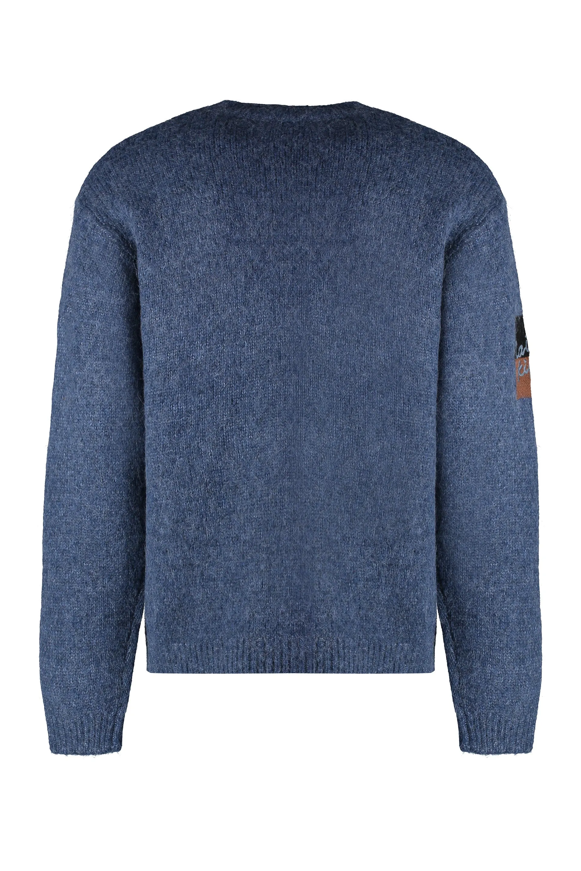 Maison Kitsuné Maglione girocollo in misto lana