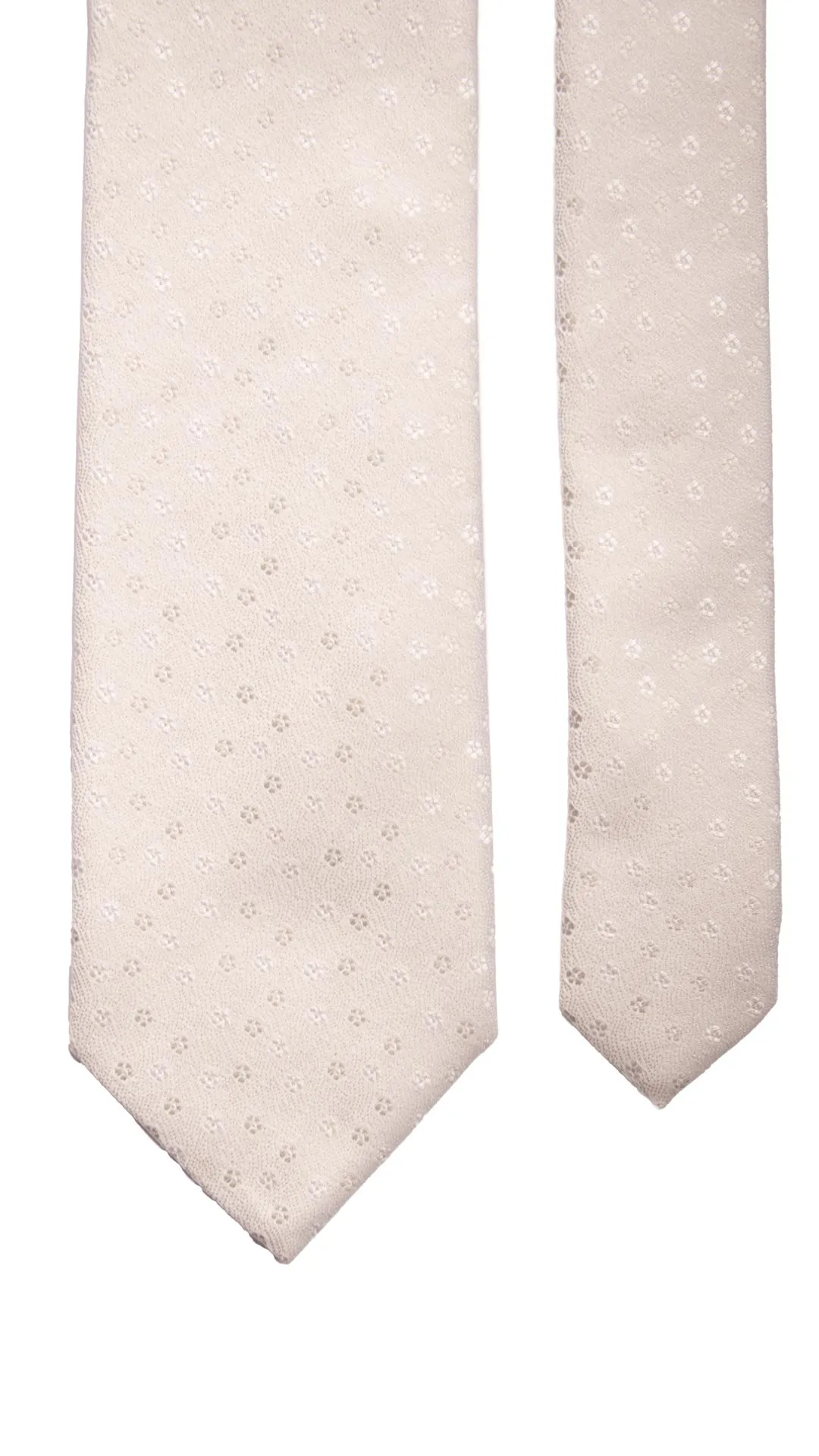 Man Iridescent Pearl White Ceremony Silk Tie Grey Flowers CY6606