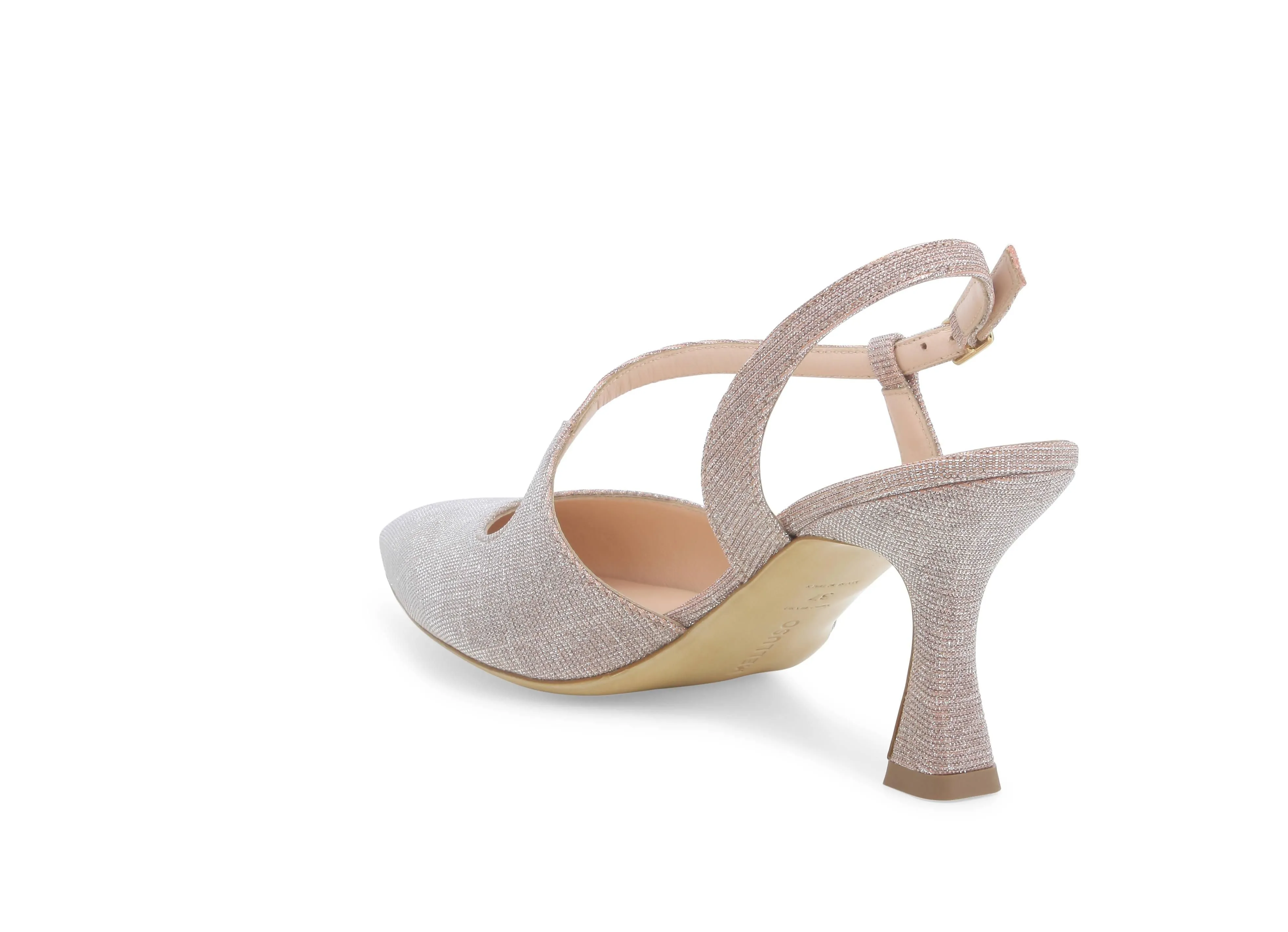 Melluso décolleté slingback tessuto galassia