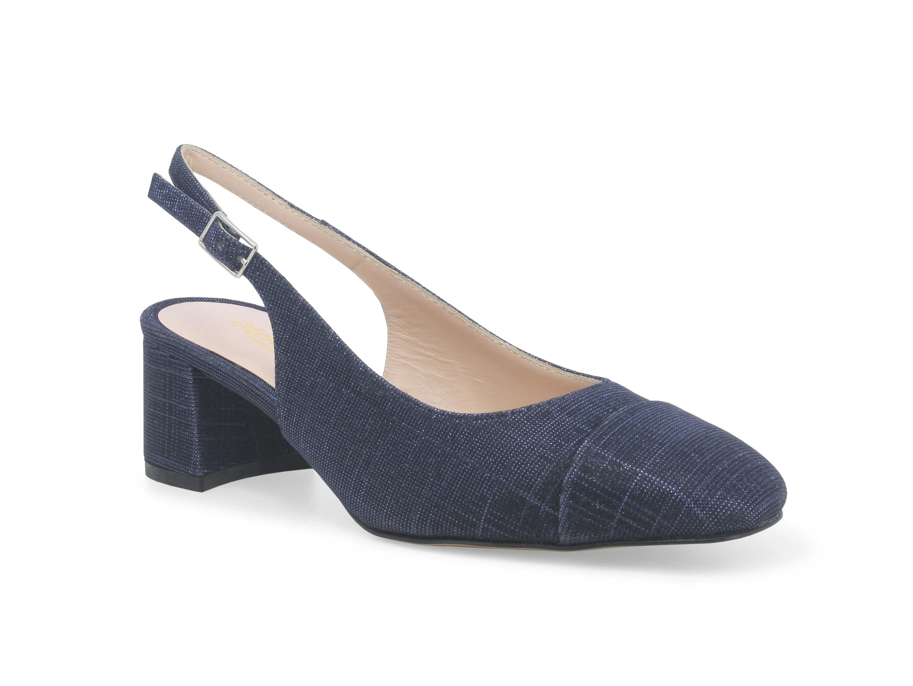 Melluso Slingback Elegante per Cerimonia Tomaia Tessuto