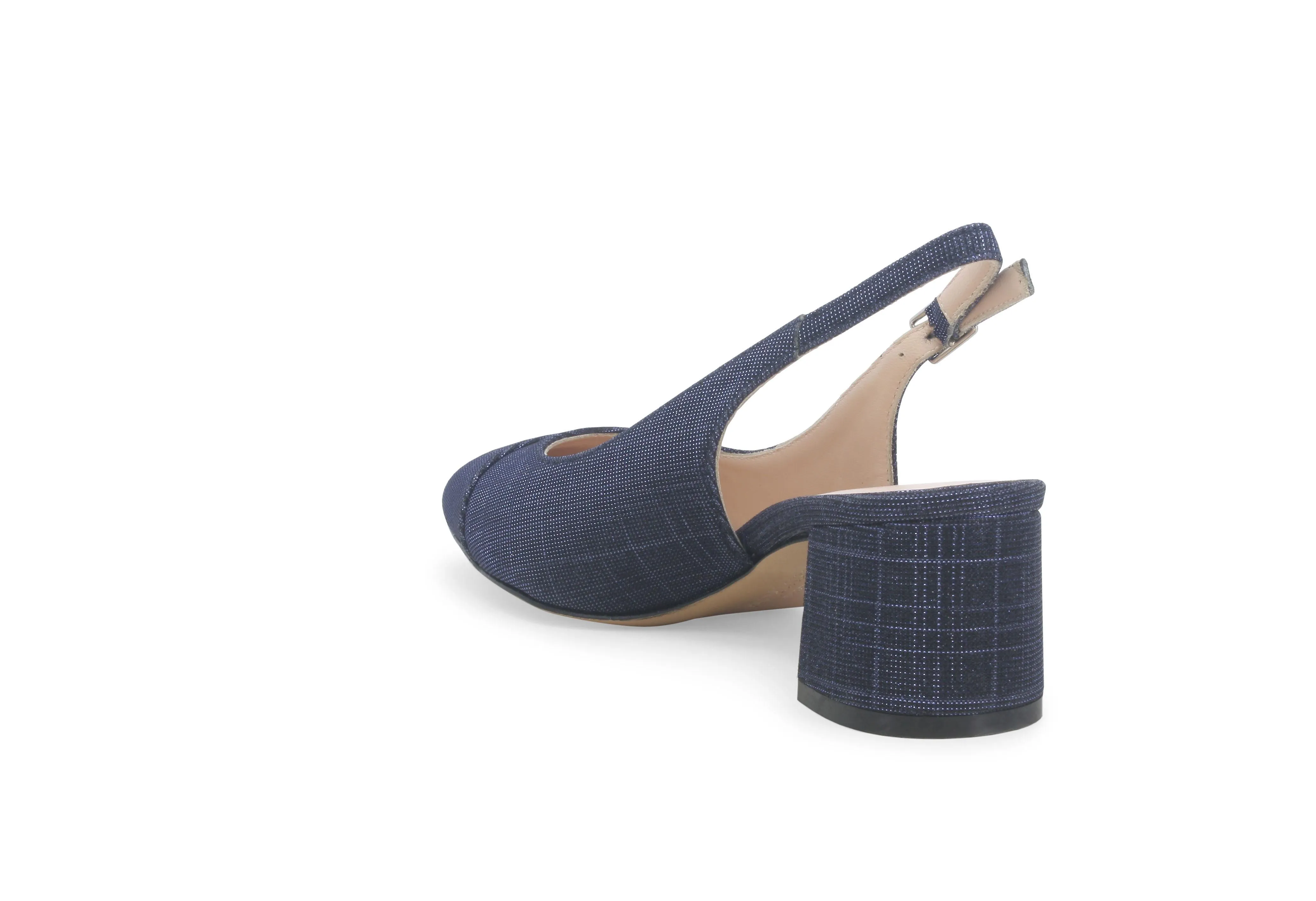 Melluso Slingback Elegante per Cerimonia Tomaia Tessuto