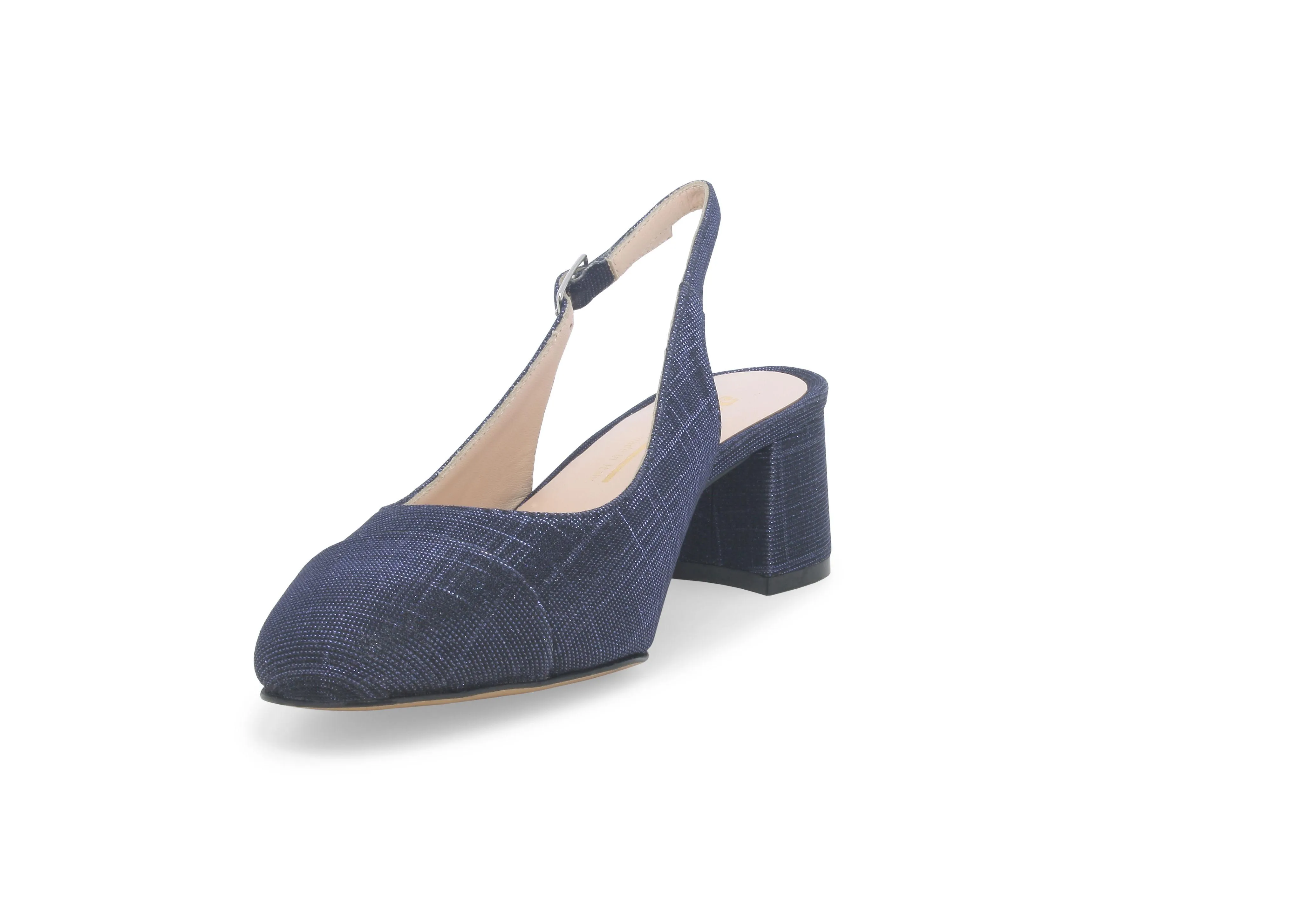 Melluso Slingback Elegante per Cerimonia Tomaia Tessuto