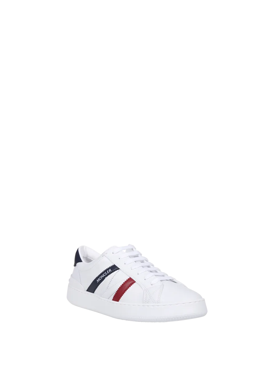 MEN MONCLER WHITE RUBBER MONACO M LOW TOP SNEAKER