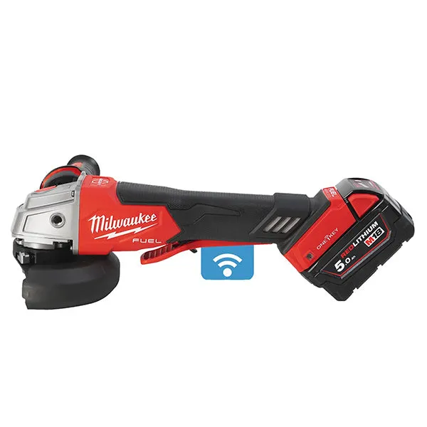 MILWAUKEE SMERIGLIATRICE ANGOLARE A BATTERIA M18 ONEFSAG125XPDB-502X