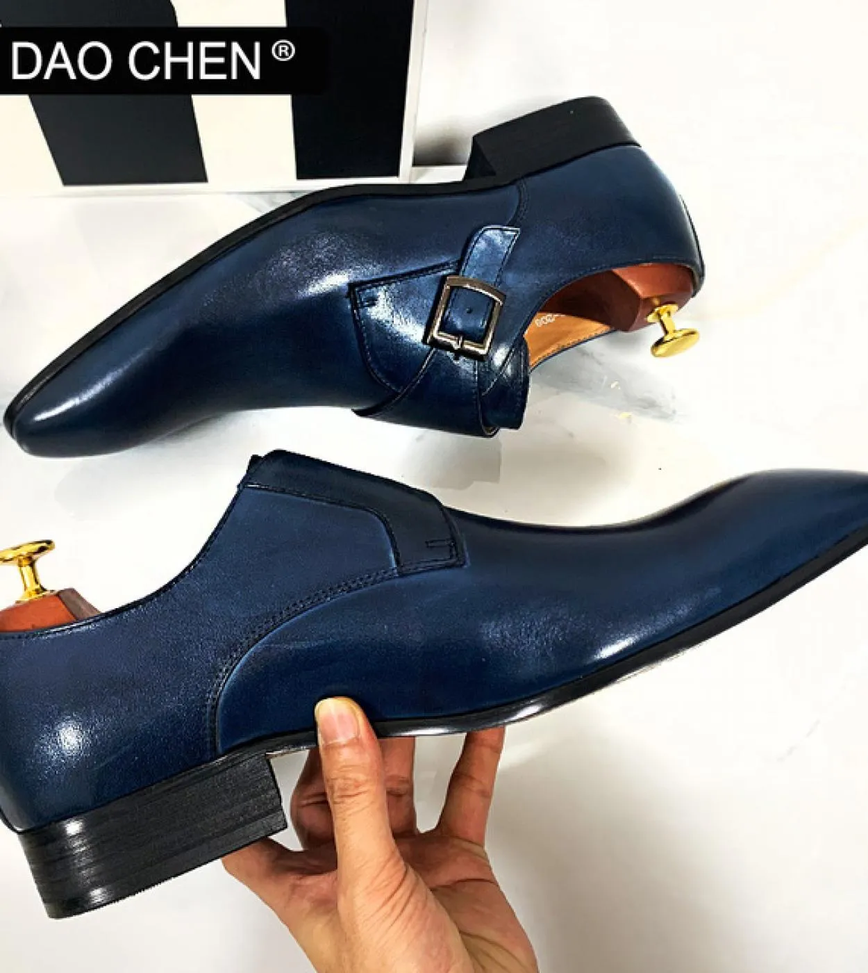 Mocassini da uomo Scarpe da uomo di lusso Scarpe in pelle italiane Scarpe da uomo in pelle casual da uomo