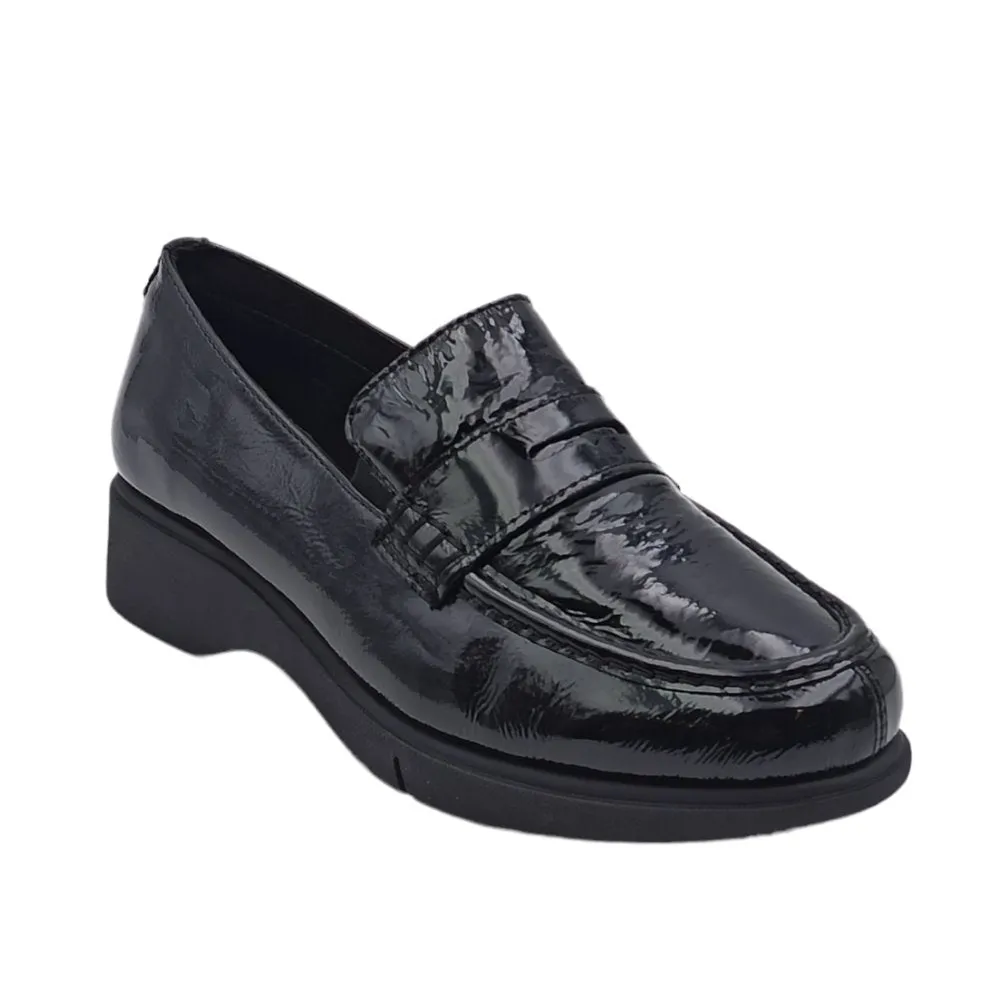 Mocassino donna in naplak Frau 53Z0 SHINE BLACK