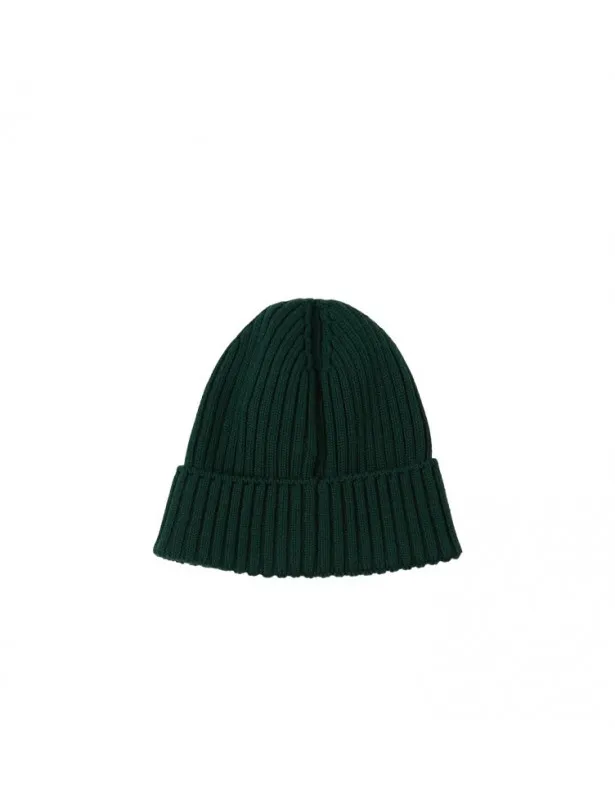 MONCLER     Cappello verde con patch cucito Moncler