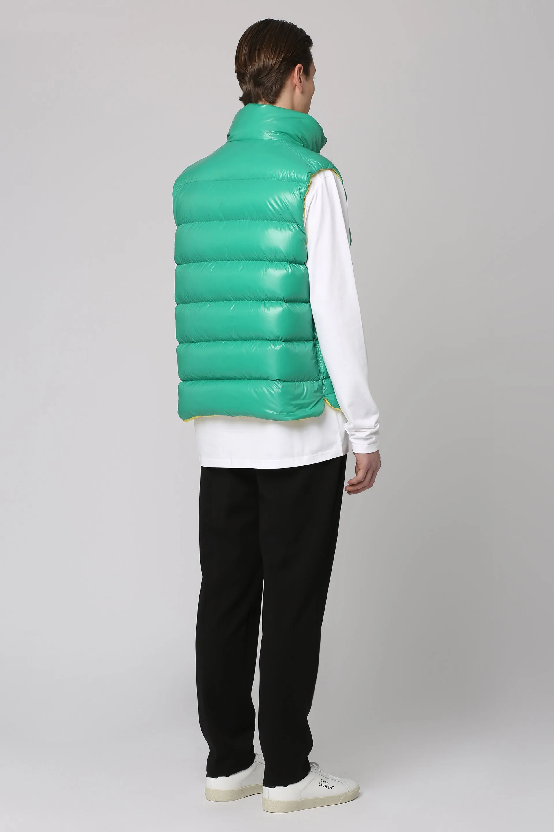 Moncler Gilet imbottito Parke con chiusura a zip