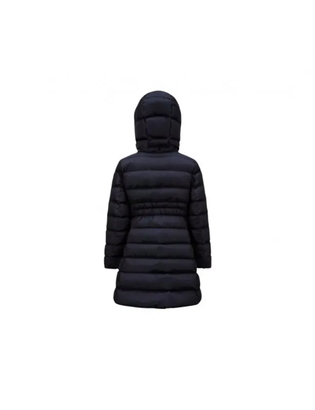 MONCLER     Giubbino Charpal blu con logo Moncler