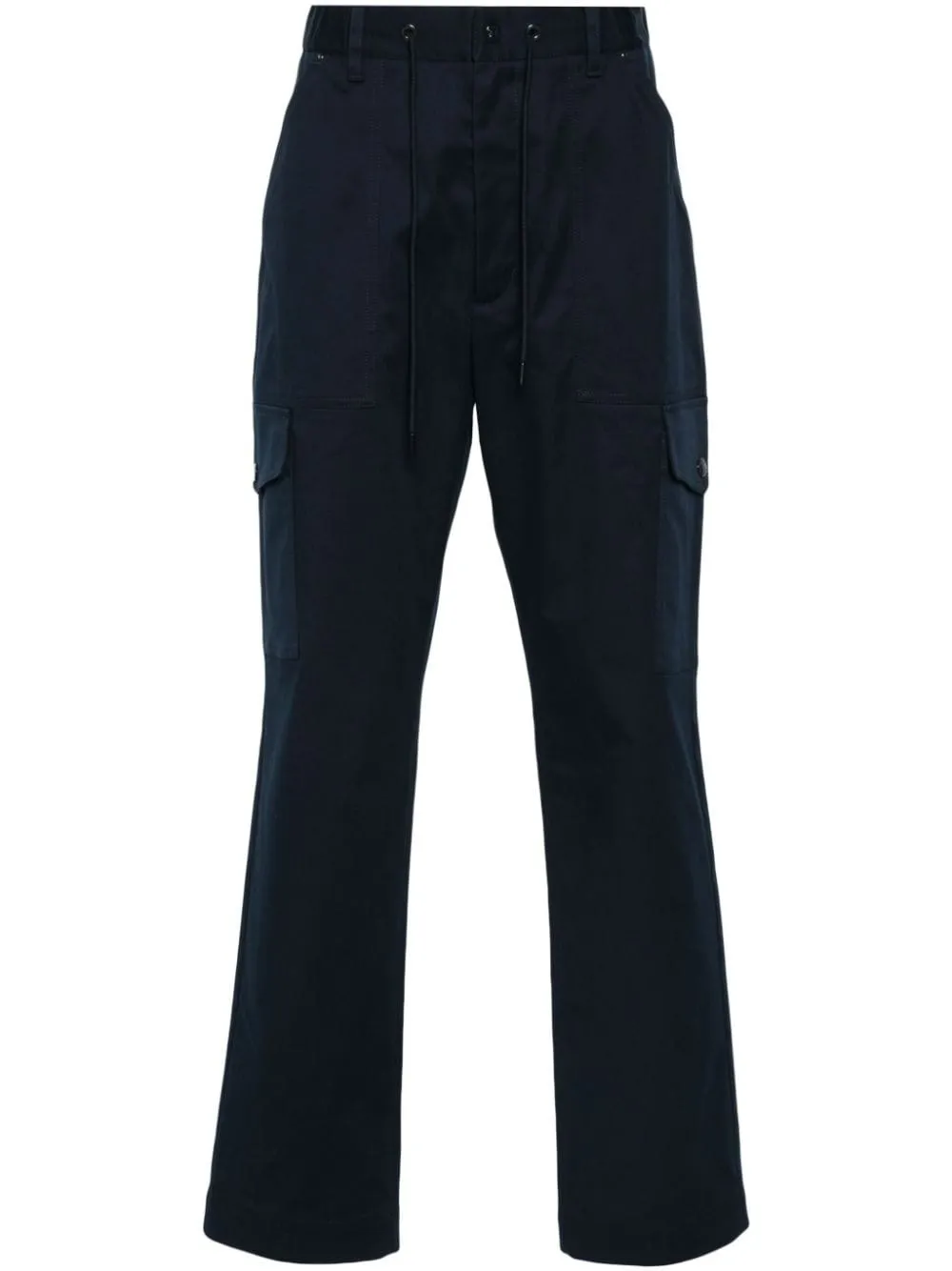 Moncler-Pantaloni con applicazione