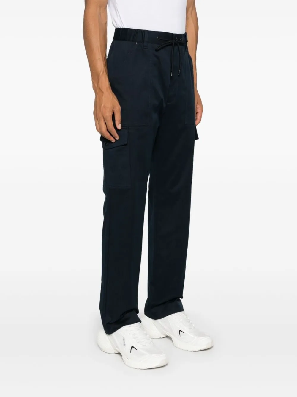 Moncler-Pantaloni con applicazione