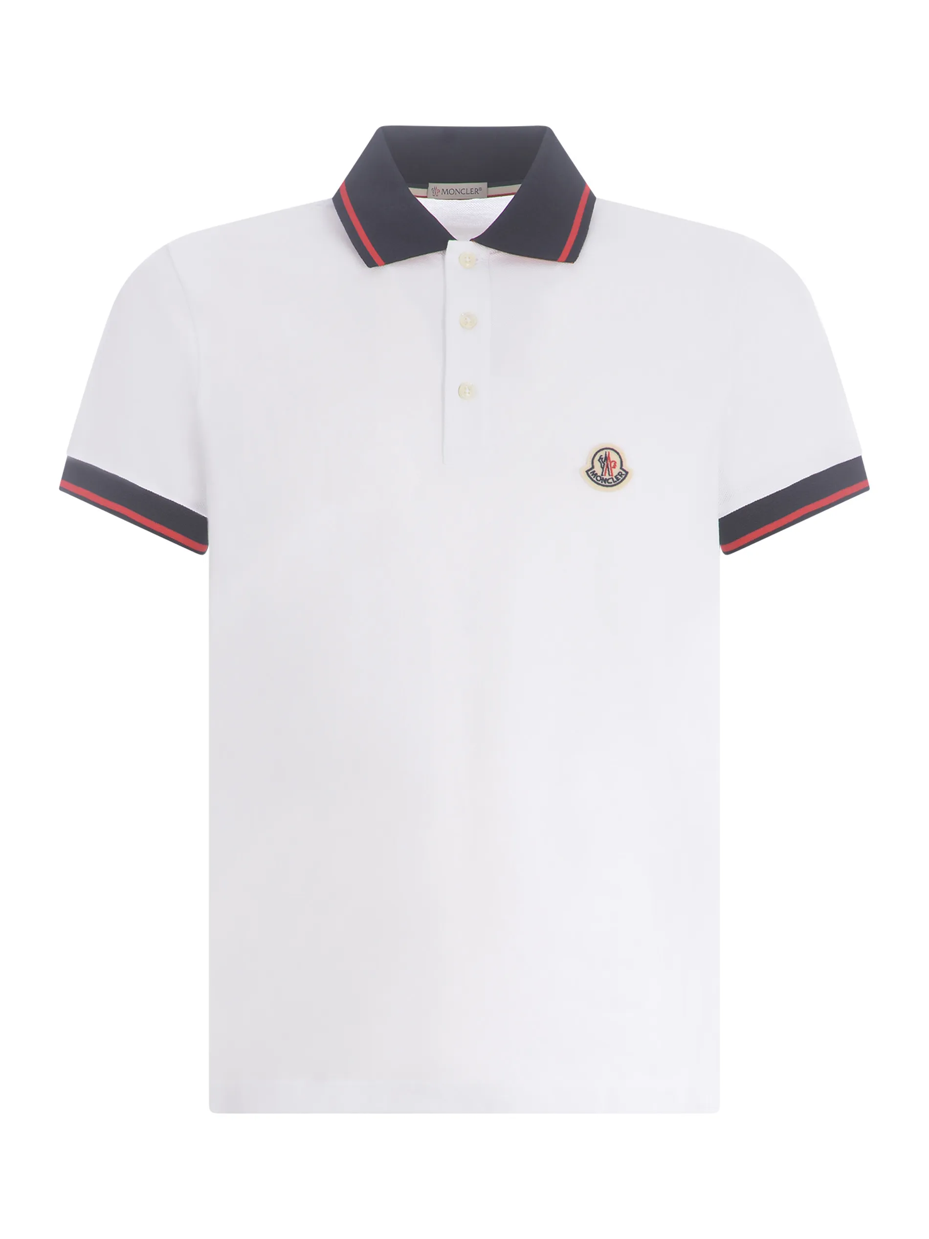  MONCLER Polo Moncler in cotone piquetDisponibile Store Pompei