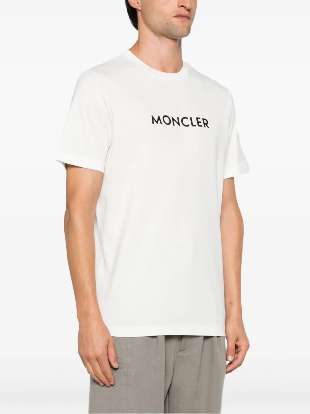 Moncler-T-shirt con stampa