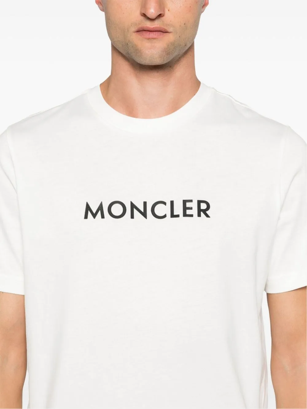 Moncler-T-shirt con stampa