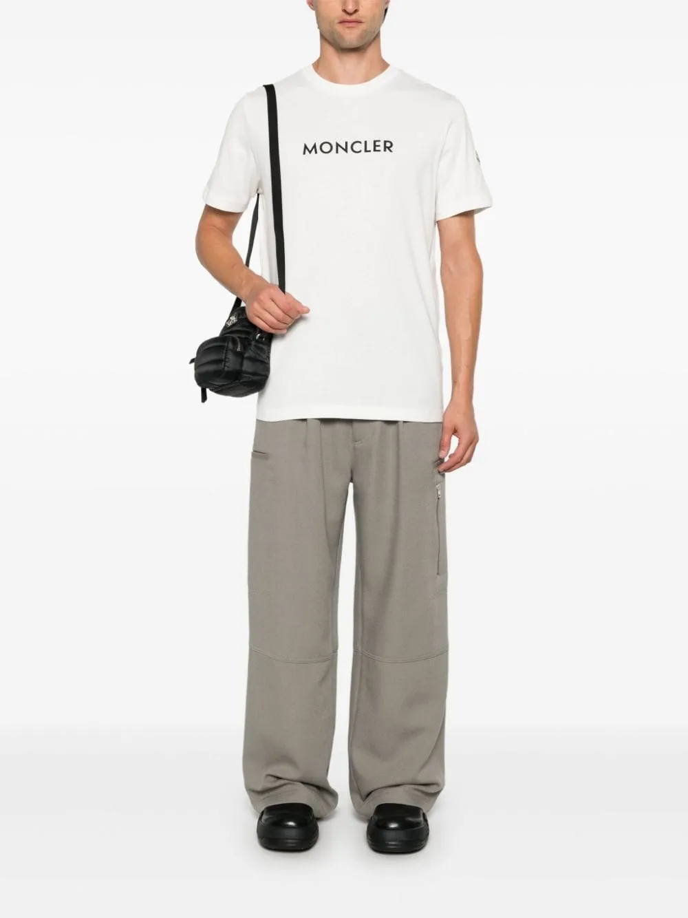 Moncler-T-shirt con stampa