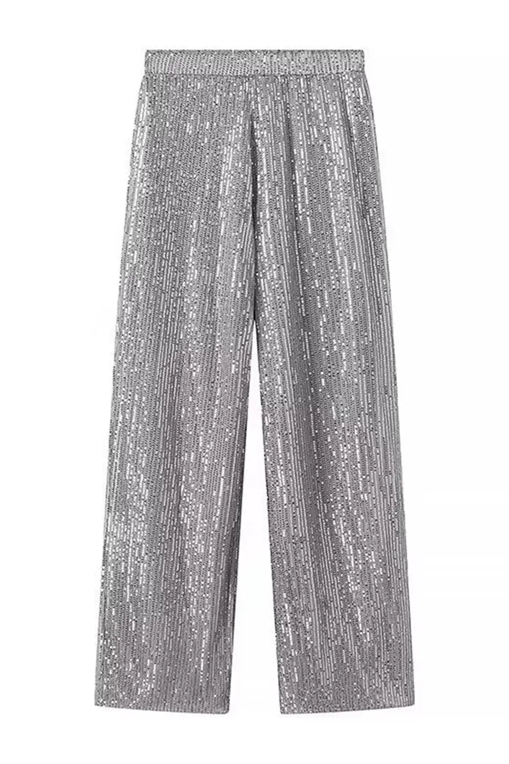 Nero Scintillante Paillettes 2 Pezzi Donna Abiti