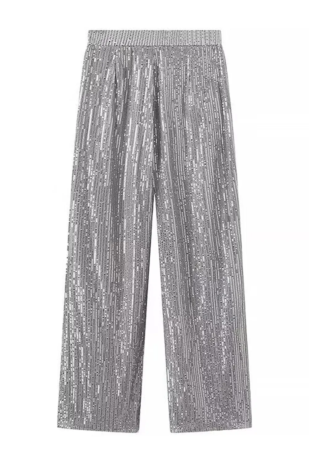 Nero Scintillante Paillettes 2 Pezzi Donna Abiti