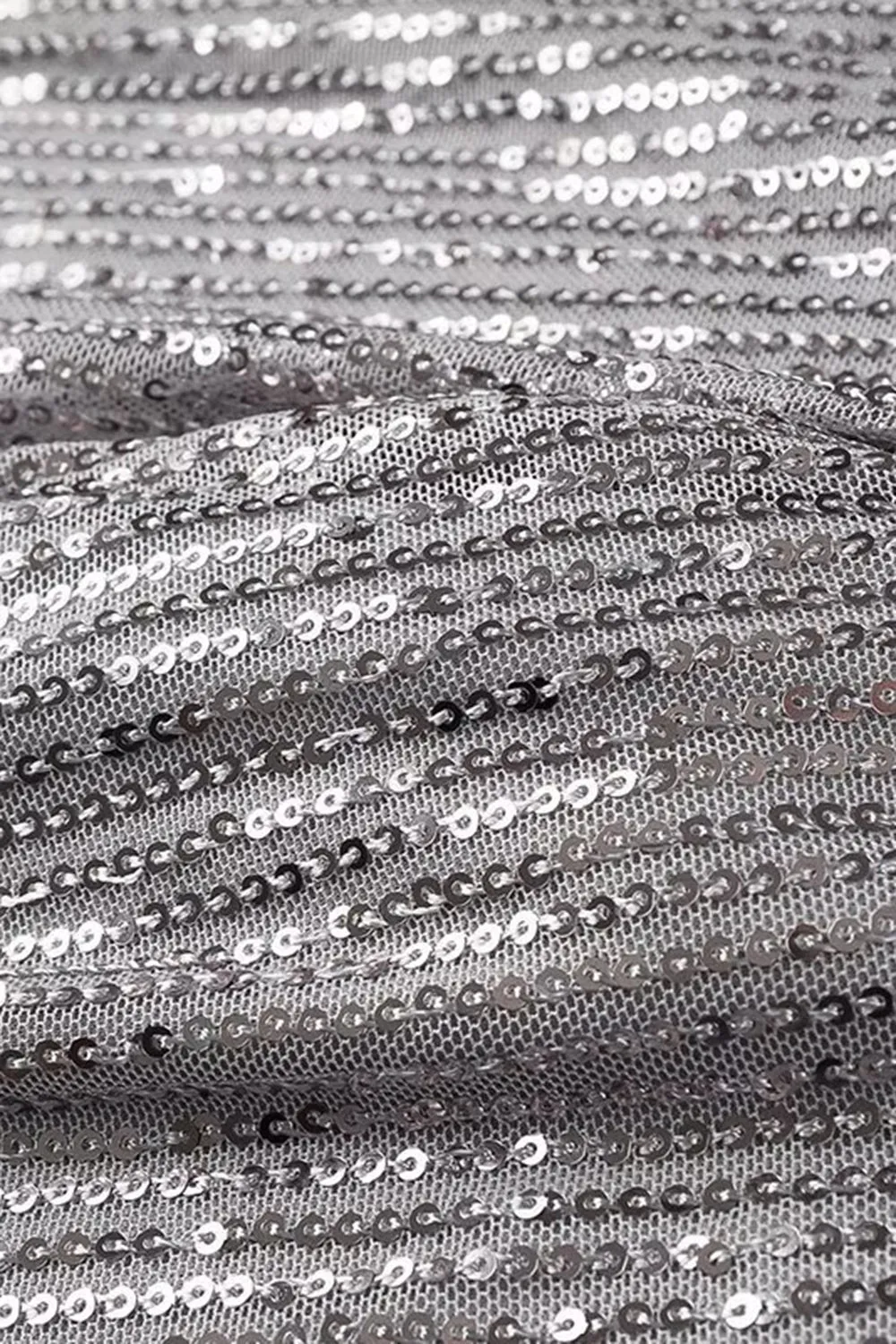 Nero Scintillante Paillettes 2 Pezzi Donna Abiti