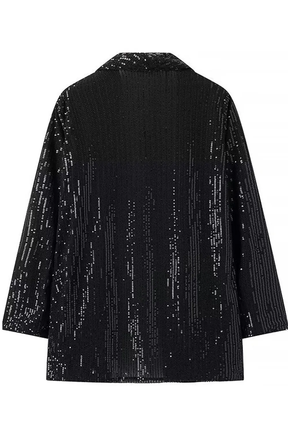 Nero Scintillante Paillettes 2 Pezzi Donna Abiti