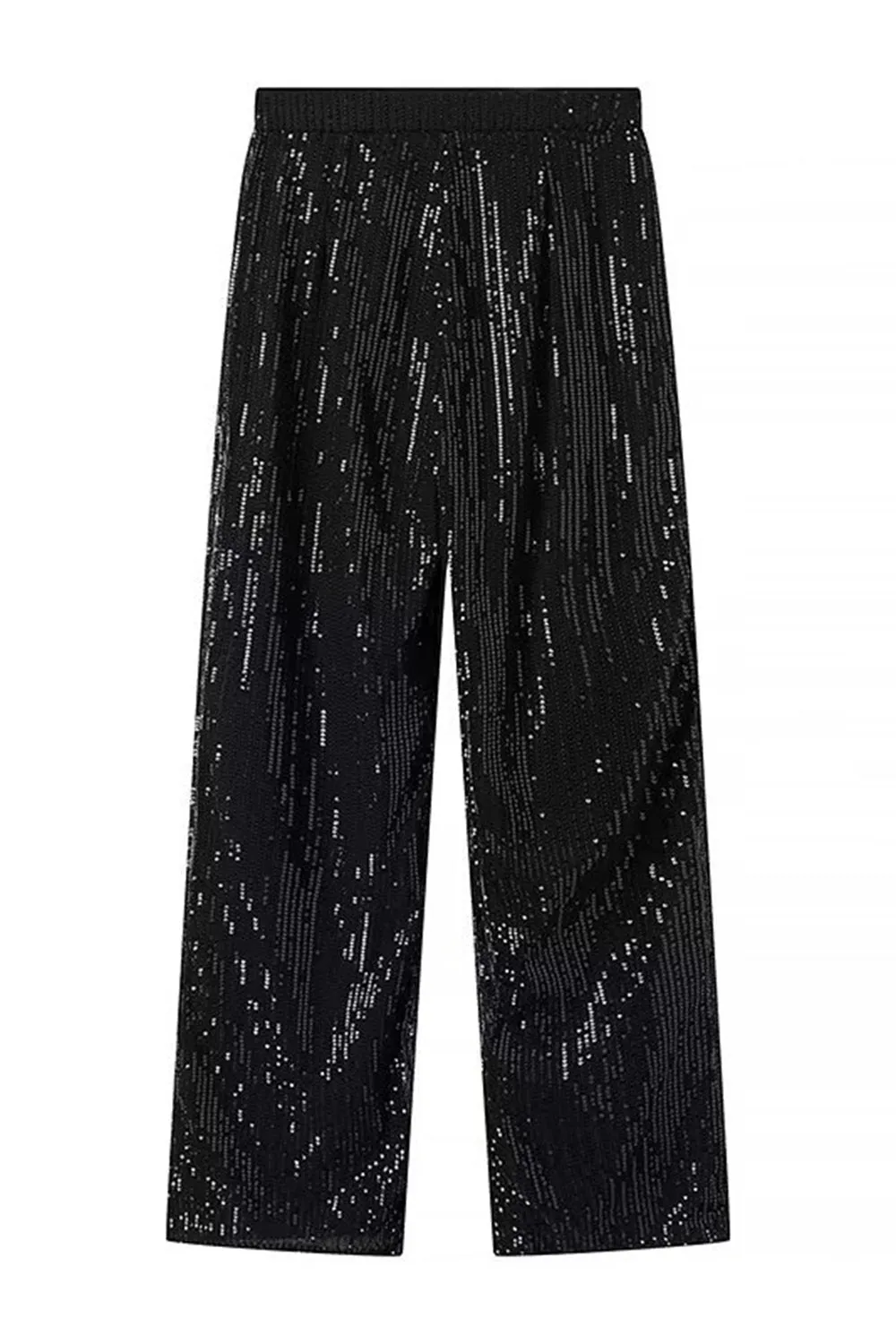 Nero Scintillante Paillettes 2 Pezzi Donna Abiti
