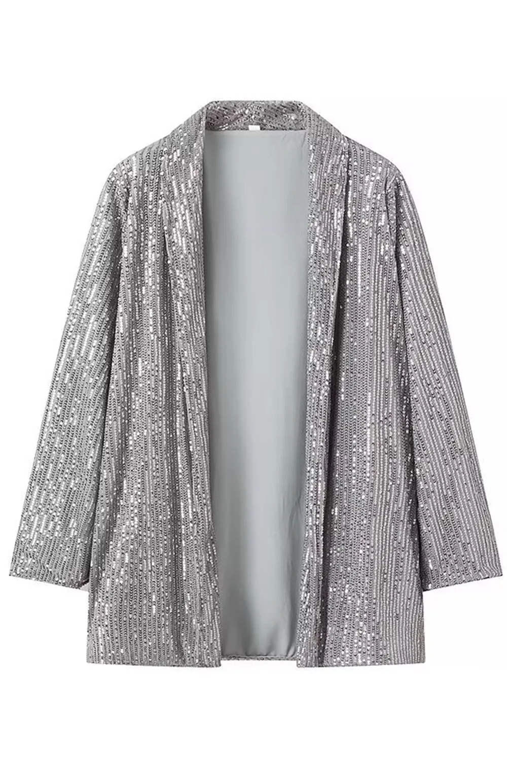 Nero Scintillante Paillettes 2 Pezzi Donna Abiti