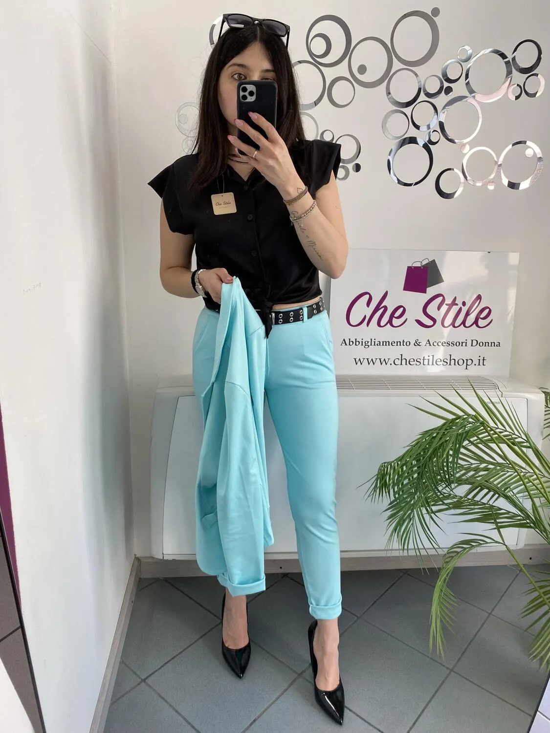 NEW Completo acqua in viscosa giacca e pantalone