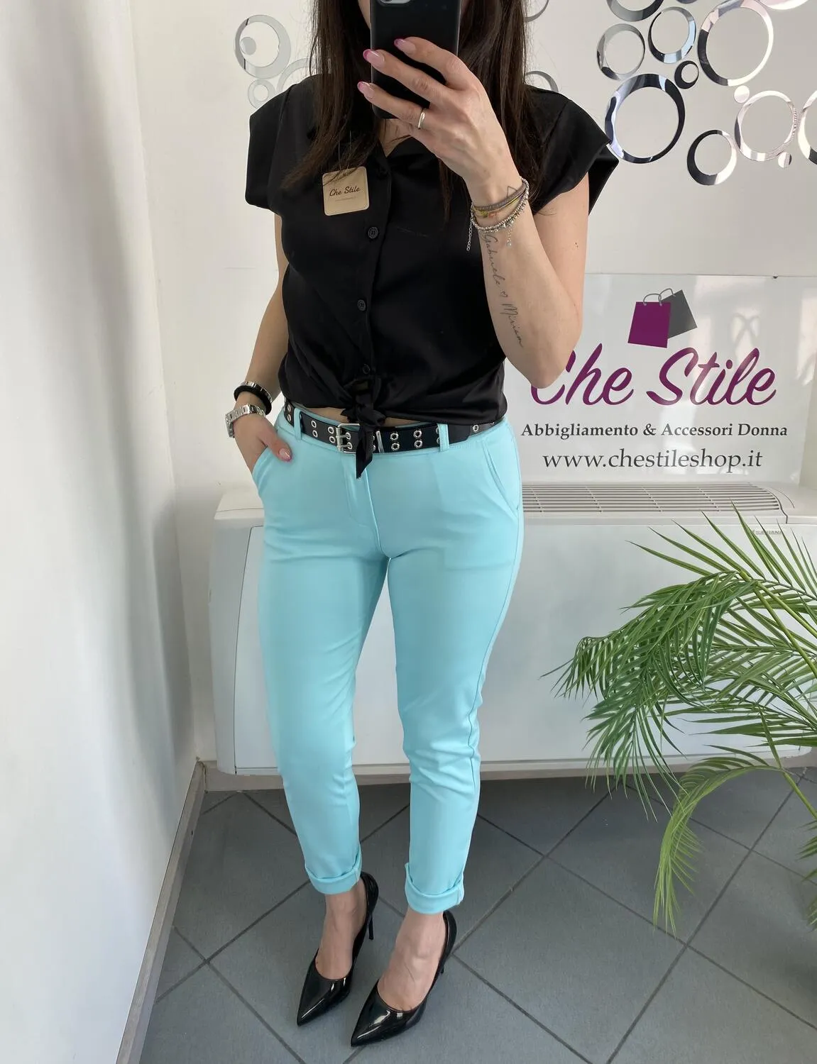 NEW Completo acqua in viscosa giacca e pantalone
