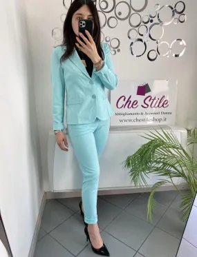 NEW Completo acqua in viscosa giacca e pantalone