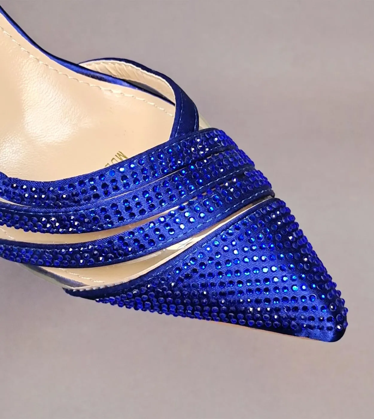 Nigerian Women Royal Blue Shoe Bag Set Bag Shoe Set Nigeria Party Size Nuovo