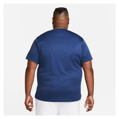 Nike Dri-Fit Miler Short Sleeve Jersey Blue