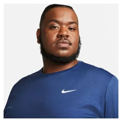 Nike Dri-Fit Miler Short Sleeve Jersey Blue