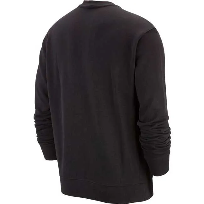 Nike Felpa Girocollo Nsw Club Uomo Nero