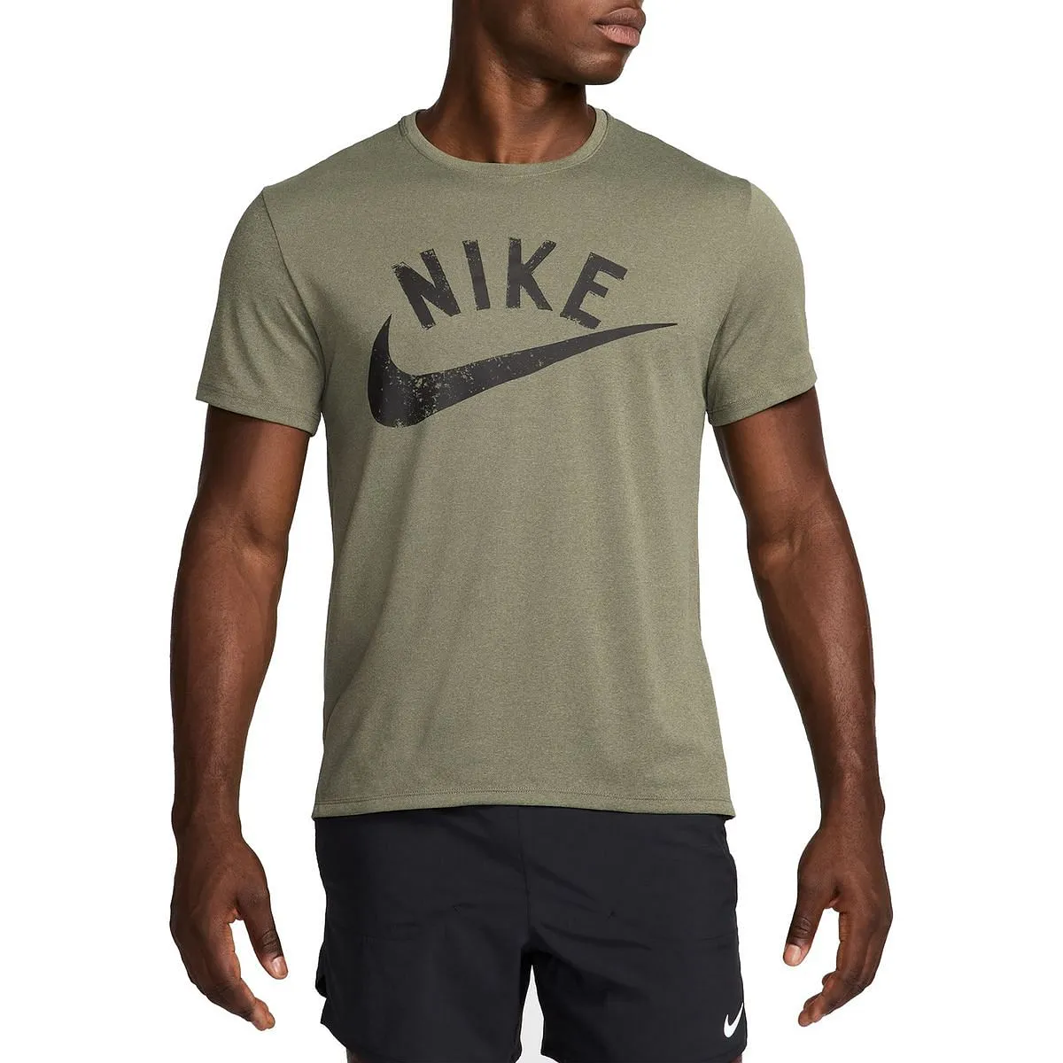      NIKE T-SHIRT DRI-FIT MILER SWOOSH  
