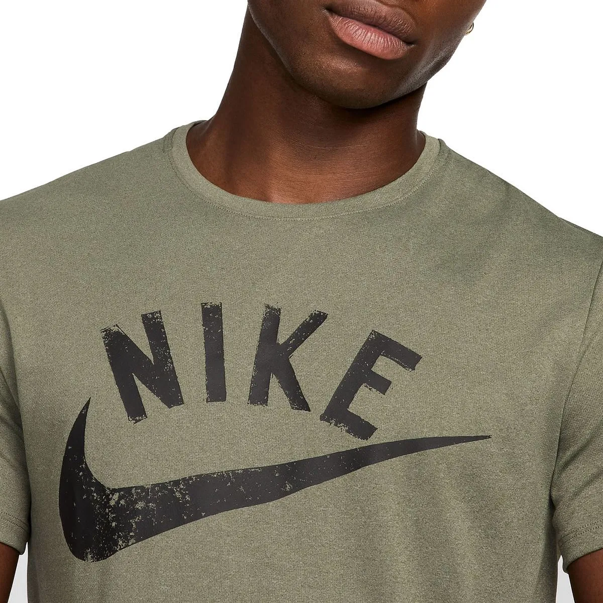     NIKE T-SHIRT DRI-FIT MILER SWOOSH  