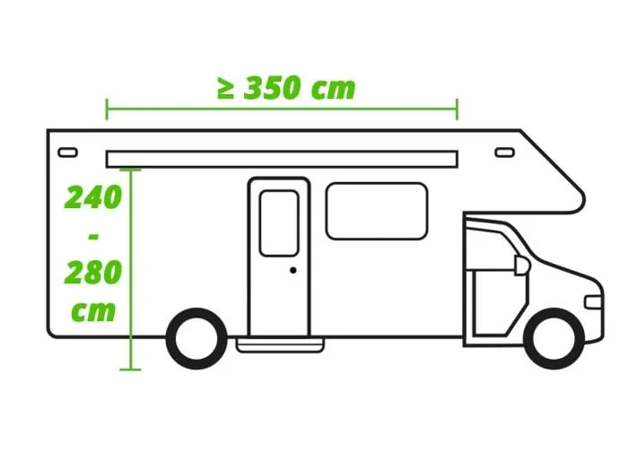 Obelink Palma 280 Easy Air veranda gonfiabile per caravan e camper