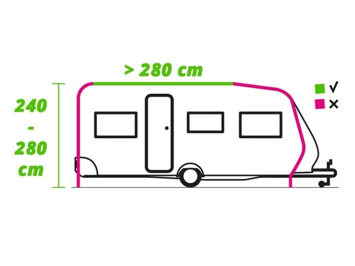 Obelink Palma 280 Easy Air veranda gonfiabile per caravan e camper