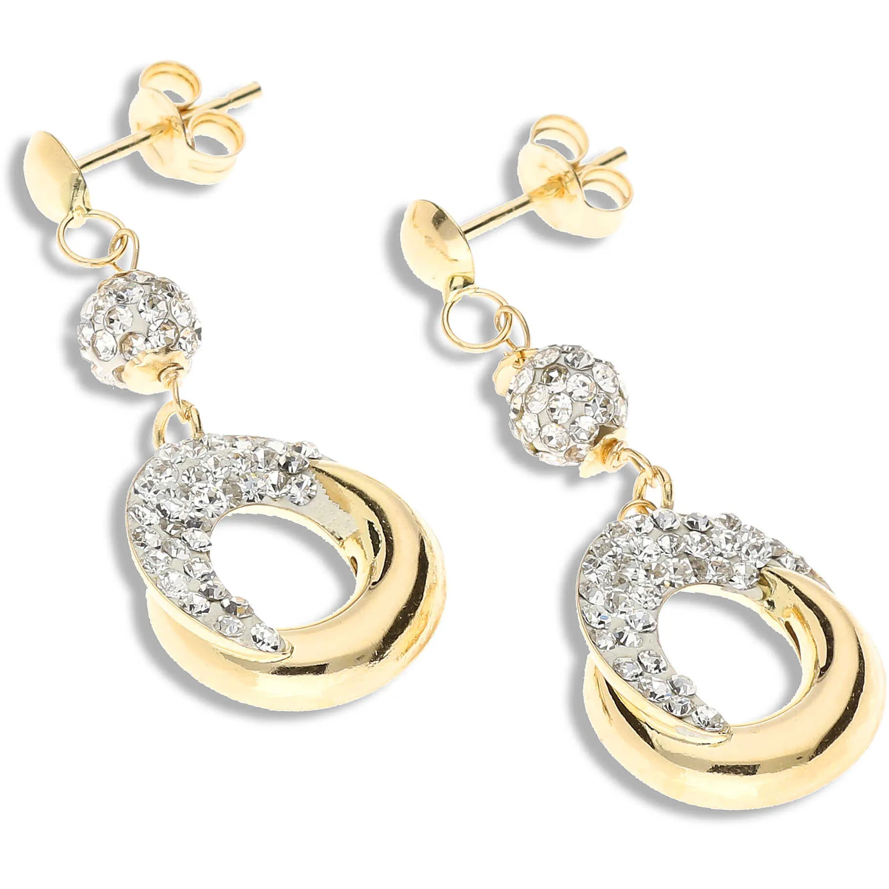 orecchini Pendente oro Giallo GioiaPura Oro 750