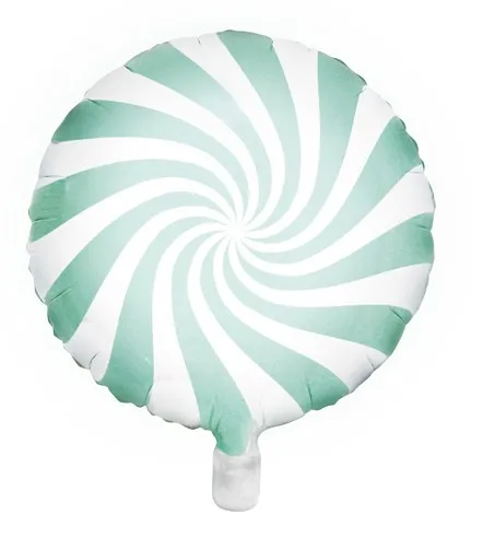 Palloncino caramella candy buffet verde menta 45 cm