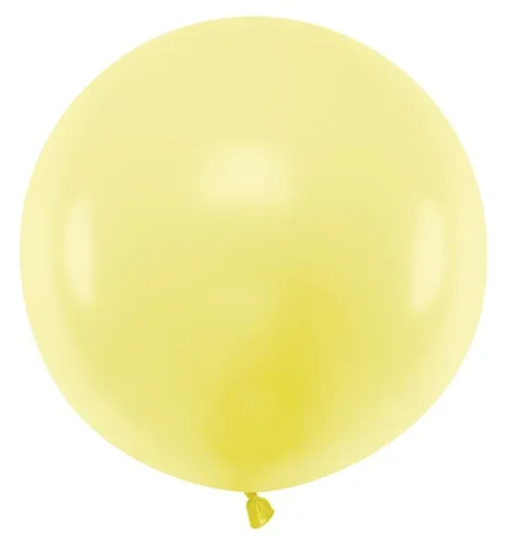 Palloncino XL in lattice giallo limone 60 cm