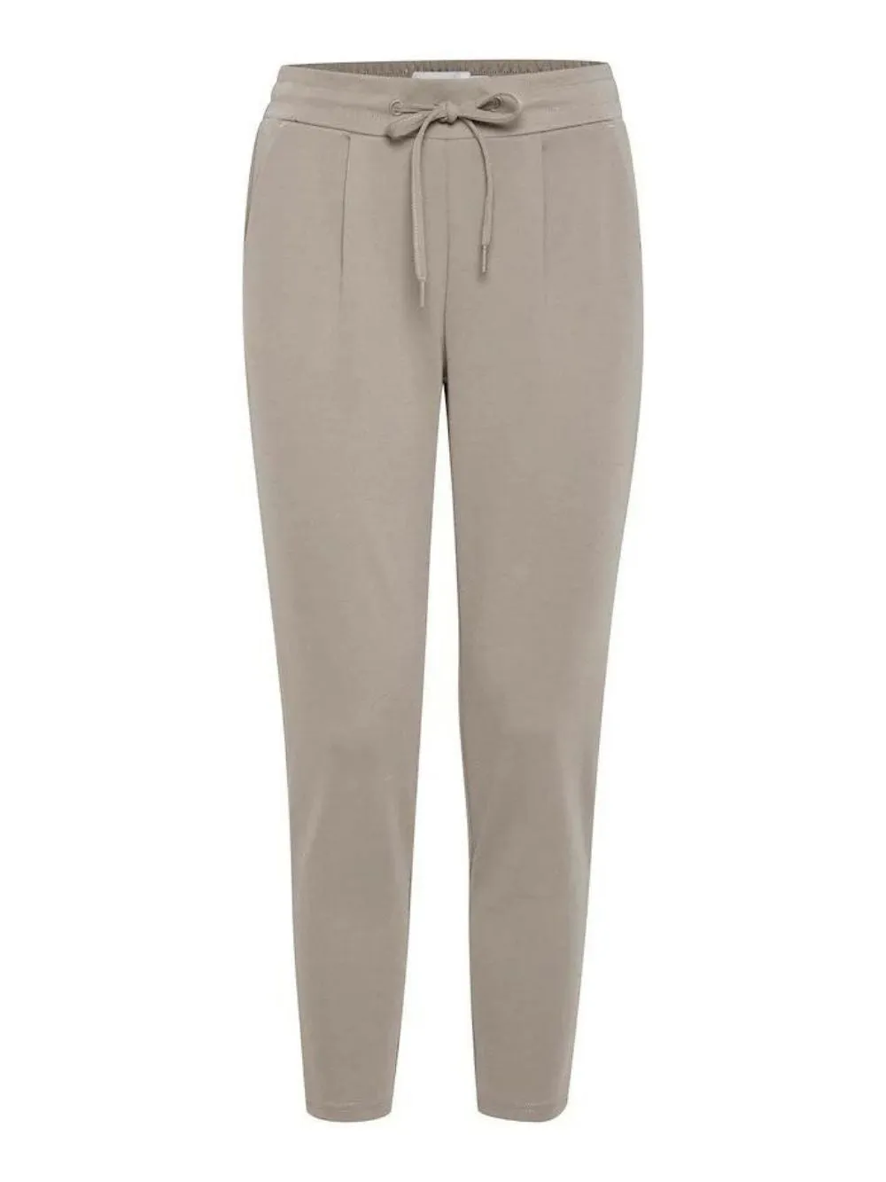 Pantalone Donna grigio con laccio in vita